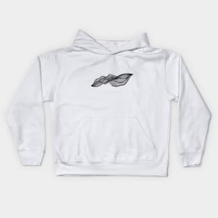 Abstract Waves Kids Hoodie